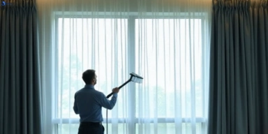 Commercial drapes cleaning service wamuran hotels offices