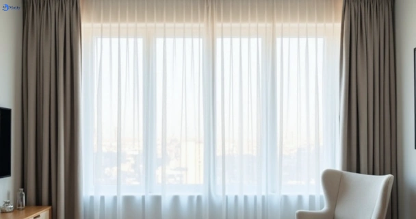 Restored vibrant drapes in wamuran QLD after Matty Curtain Cleaning